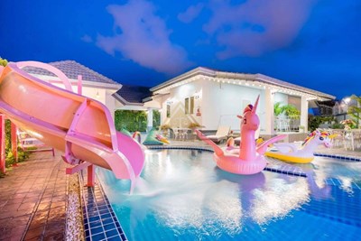 Pool villa For Rent 4 bedrooms - House - Jomtien - 