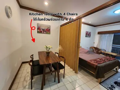 บ้านสวนลลนา คอนโดสไตล์ไทย ห้องสตูดิโอให้เช่า - คอนโด - จอมเทียน - 