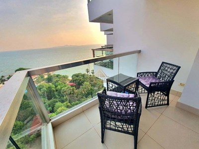 เดอะ ปาล์ม วงศ์อมาตย์ ห้องสตูดิโอ วิวทะเล ขาย - คอนโด - Wong Amat Beach - 