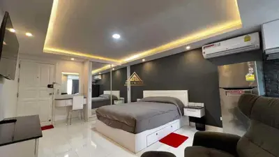 Pattaya Beach Condo Studio Room 1 Bed 1 Bath For RENT - Condominium - Central Pattaya - 