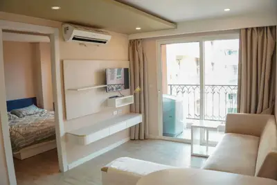 ให้เช่า เซเว่นซีส์ คอนโดรีสอร์ท จอมเทียน 1 ห้องนอน 1 ห้องน้ำ - คอนโด - จอมเทียน - 