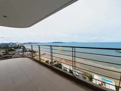 La Royale Beach 2 Beds Large Unit Sea View  for RENT - Condominium - Jomtien - 