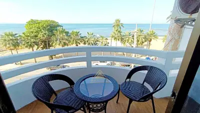 ห้องสตูดิโอริมชายหาดจอมเทียนพัทยาให้เช่า - คอนโด - จอมเทียน - 