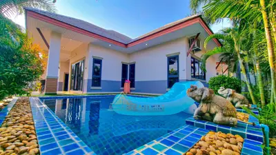 Baan Dusit Pool Villa 3 Beds 2 Baths for RENT - House - Pattaya South - 