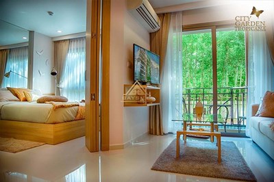 ซิตี้ การ์เด้น ทรอปิคาน่า ให้เช่า 1 ห้องนอน - คอนโด - นาเกลือ - 