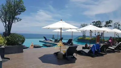 วงศ์อมาตย์ทาวเวอร์ 2 ห้องนอนให้เช่า - คอนโด - Wong Amat Beach - 
