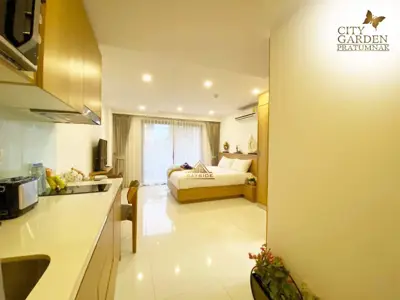 ขายห้องสตูดิโอเดอะคลาวด์พระตำหนักห้องมุม - คอนโด - พระตำหนัก - 
