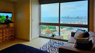 Unixx South Pattaya High Floor Studio Room  for RENT - Condominium - Pratumnak - 
